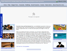 Tablet Screenshot of executivelimo.ca